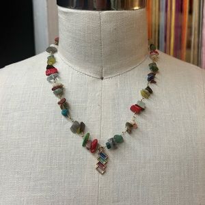Rainbow Stone Necklace